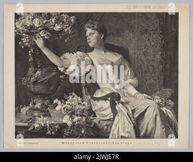 Reproduktion eines Gemäldes: Władysław Czachórski (1850-1911), für ihn ; aus: 'Tygodnik Ilustowany', 1894(I)345. Jericke, Richard (Lipsk ; Zakład graficzny ; 1879-1911), Druckerei, Tygodnik Ilustowany (Warszawa ; czasopismo ; 1859-1939), Verleger Stockfoto
