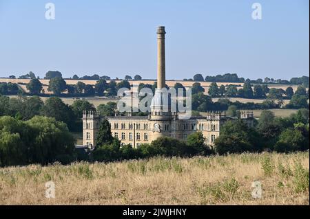 Bliss Mill, eine ehemalige Wollmühle in der nördlichen Oxfordshire-Stadt Chipping Norton. Es ist jetzt Luxus-Apartments. Stockfoto