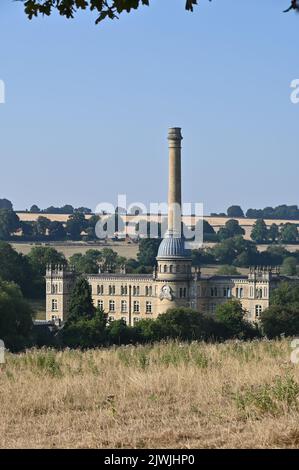 Bliss Mill, eine ehemalige Wollmühle in der nördlichen Oxfordshire-Stadt Chipping Norton. Es ist jetzt Luxus-Apartments. Stockfoto