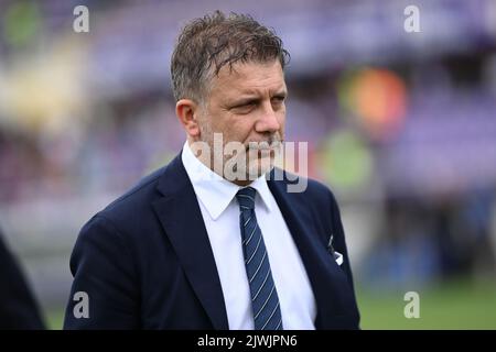Florenz, Italien. 03. September 2022. Cherubini Portrait während ACF Fiorentina vs Juventus FC, italienische Fußballserie A Spiel in Florenz, Italien, September 03 2022 Quelle: Independent Photo Agency/Alamy Live News Stockfoto