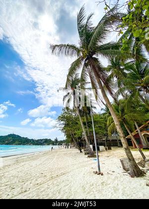 Haad Rin Strand oder hat Rin in Ko Pha Ngan, Thailand Stockfoto