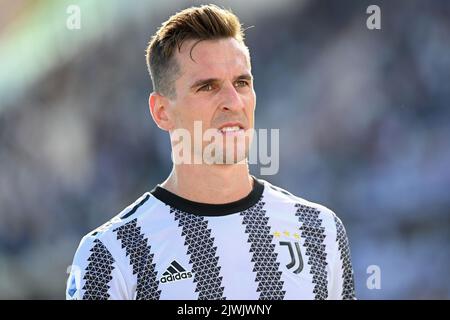 Florenz, Italien. 03. September 2022. Millik Portrait während ACF Fiorentina vs Juventus FC, italienische Fußballserie A Spiel in Florenz, Italien, September 03 2022 Kredit: Unabhängige Fotoagentur/Alamy Live News Stockfoto