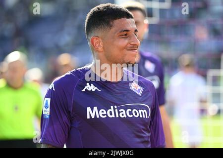 Florenz, Italien. 03. September 2022. Dodo Portrait während ACF Fiorentina vs Juventus FC, italienische Fußballserie A Spiel in Florenz, Italien, September 03 2022 Quelle: Independent Photo Agency/Alamy Live News Stockfoto