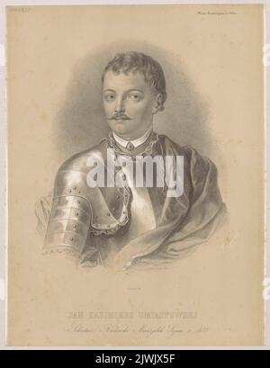 Portret Jana Kazimierza Umiastowskiego. Lemercier, Rose Joseph (Paryż ; Zakład litograficzny ; 1827-post 1899), Lithographie-atelier, Grenier de Saint-Martin, Francisque-Martin-François (1793-1867), Grafikerin, Wilczyński, Jan Kazimierz (1806-1885), Verleger Stockfoto