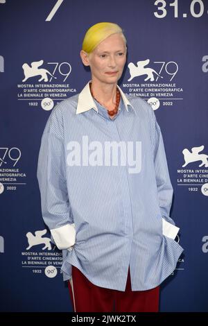 Venedig, Italien. 06. September 2022. Venezia, 31 Agosto - 10 settembre 2022, 79ma Mostra del Cinema - Tilda Swinton © fotostore Credit: Independent Photo Agency/Alamy Live News Stockfoto