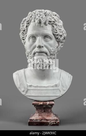 Portret cesarza Septymiusza Sewera. Warsztat rzymski, Werkstatt Stockfoto