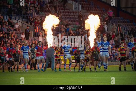 DCBL Stadium, Widnes, England. 5.. September 2022. Betfred Championship, Widnes Vikings gegen Halifax Panthers Stockfoto