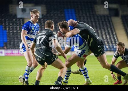 DCBL Stadium, Widnes, England. 5.. September 2022. Betfred Championship, Widnes Vikings gegen Halifax Panthers Stockfoto