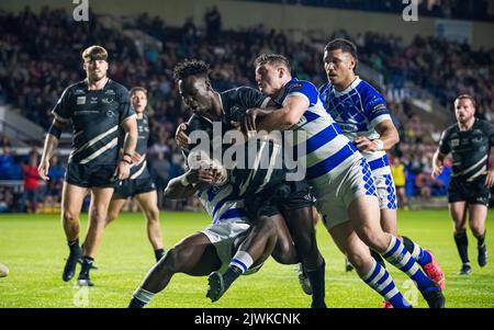 DCBL Stadium, Widnes, England. 5.. September 2022. Betfred Championship, Widnes Vikings gegen Halifax Panthers Stockfoto