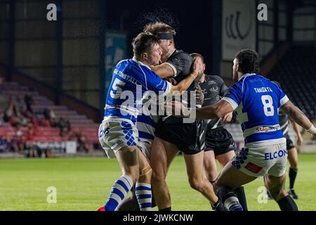 DCBL Stadium, Widnes, England. 5.. September 2022. Betfred Championship, Widnes Vikings gegen Halifax Panthers Stockfoto