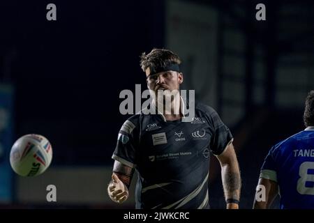 DCBL Stadium, Widnes, England. 5.. September 2022. Betfred Championship, Widnes Vikings gegen Halifax Panthers Stockfoto