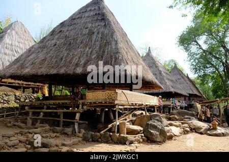 Indonesia Alor Island - Takpala Traditional Village Stockfoto