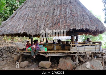 Indonesia Alor Island - Takpala Traditional Village Stockfoto