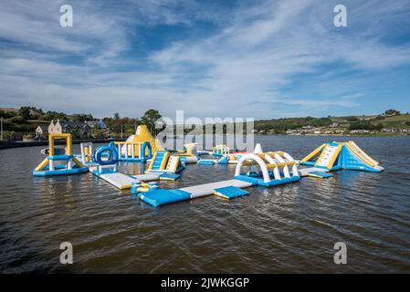 Das Lagoon Activity Center - Wasserpark und Activity Center, Rossarbery, West Cork, Irland Stockfoto