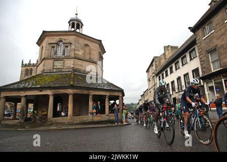 Während der dritten Etappe der AJ Bell Tour of Britain von Durham nach Sunderland. Bilddatum: Dienstag, 6. September 2022. Stockfoto