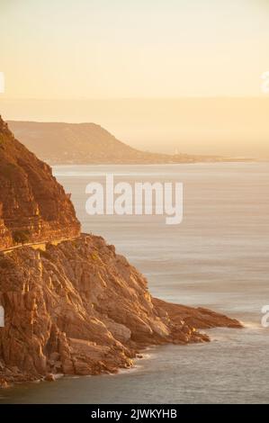 Chapmans Peak Drive, Kapstadt, Westkap, Südafrika Stockfoto