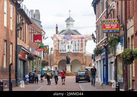 Tamworth Town Hall von Market Street, Tamworth, Staffordshire, England, Großbritannien Stockfoto