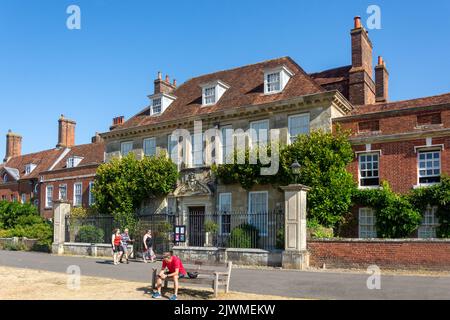 18. Jahrhundert Mompesson Haus, Nähe Kathedrale, Salisbury, Wiltshire, England, Vereinigtes Königreich Stockfoto