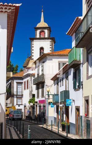 St. Peter Kirche in R. de São Pedro, Funchal, Madeira, Portugal Stockfoto