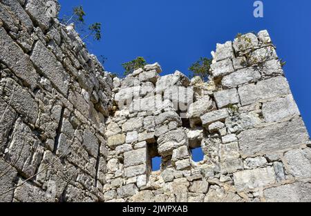 Depot, Predil, Predilsattel, Fort, Werk, Slowenien, Festung, Napoleon, Franzosenkriege, 19. Jahrhundert, Vertrauen, Ruine, Gefechtsstand, verlassen Stockfoto