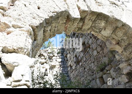 Depot, Predil, Predilsattel, Fort, Werk, Slowenien, Festung, Napoleon, Franzosenkriege, 19. Jahrhundert, Vertrauen, Ruine, Gefechtsstand, verlassen Stockfoto