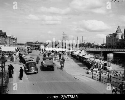 Harbour Square (Fiskorget). Hamntorget (Fisktorget). Stockfoto