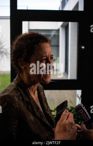 Emmanuelle Wargon ist eine französische Beamtin, Politikerin und ehemalige Lobbyistin, die von Juli 2020 bis Mai 2022 als Ministerin für Wohnungswesen in der Regierung Castex von Präsident Emmanuel Macron fungierte. Frankreich. Stockfoto