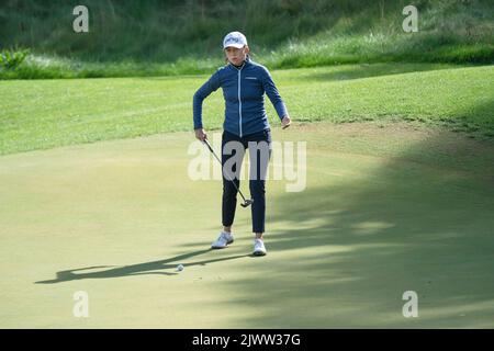 Golf: Åland 100 Ladies Open 2022 Finalrunde, Ladies European Tour. Foto: Rob Watkins/Alamy. Im Bild: Emma Spitz (AUT) Stockfoto