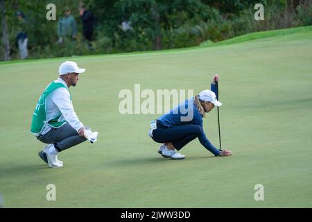 Golf: Åland 100 Ladies Open 2022 Finalrunde, Ladies European Tour. Foto: Rob Watkins/Alamy. Im Bild: Emma Spitz (AUT) Stockfoto