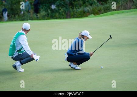 Golf: Åland 100 Ladies Open 2022 Finalrunde, Ladies European Tour. Foto: Rob Watkins/Alamy. Im Bild: Emma Spitz (AUT) Stockfoto