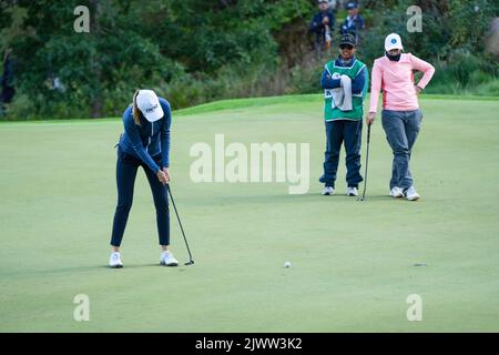 Golf: Åland 100 Ladies Open 2022 Finalrunde, Ladies European Tour. Foto: Rob Watkins/Alamy. Im Bild: Emma Spitz (AUT) Stockfoto