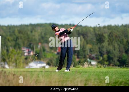 Golf: Åland 100 Ladies Open 2022 Finalrunde, Ladies European Tour. Foto: Rob Watkins/Alamy. Im Bild: Ana Pelaez (ESP) Stockfoto