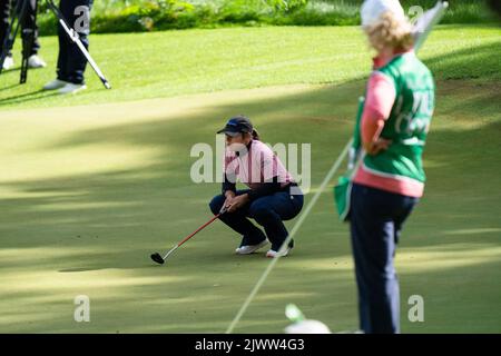 Golf: Åland 100 Ladies Open 2022 Finalrunde, Ladies European Tour. Foto: Rob Watkins/Alamy. Im Bild: Ana Pelaez (ESP) Stockfoto