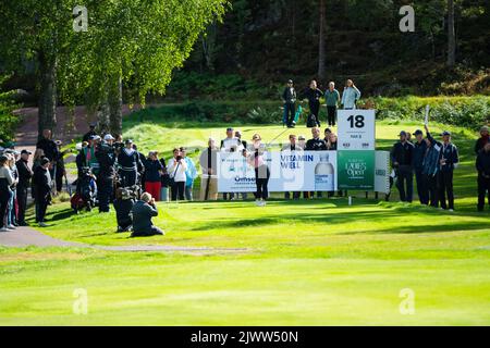 Golf: Åland 100 Ladies Open 2022 Finalrunde, Ladies European Tour. Foto: Rob Watkins/Alamy. Im Bild: Ana Pelaez (ESP) Stockfoto