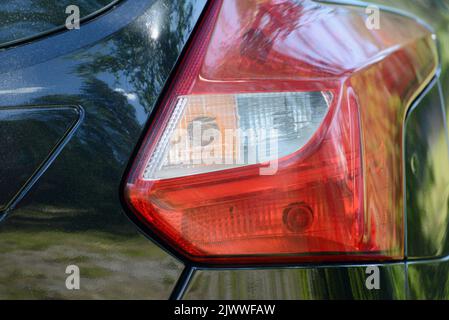 Rücklicht bei einem Ford Focus Stockfoto