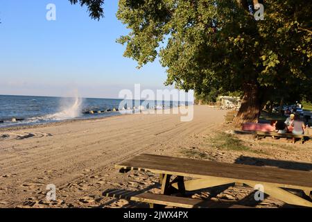 Clifton Beach Club, ein privater Club nur für Mitglieder in Lakewood, Ohio Stockfoto