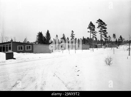 Am 14. Oktober 1952. Sörby. Den 14. oktober 1952. Sörbyområdet. Stockfoto