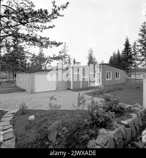 Am 14. Oktober 1952. Sörby. Den 14. oktober 1952. Sörbyområdet. Stockfoto