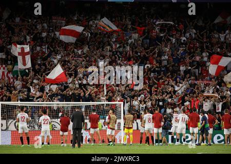 SEVILLA 6/09/2022 JORNADA 1 LIGA DE CAMPEONES (FASE DE GRUPOS) ESTADIO SANCHEZ-PIZJUAN SEVILLA FC-MANCHESTER STADT .ARCHSEV FOTO MANUEL GÓMEZ 900/CORDON PRESS Stockfoto