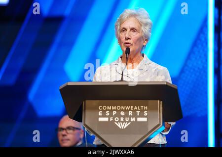 Dame Louise Martin, DBE, Präsidentin der Commonwealth Games Federation Stockfoto