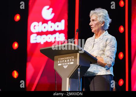 Dame Louise Martin, DBE, Präsidentin der Commonwealth Games Federation Stockfoto