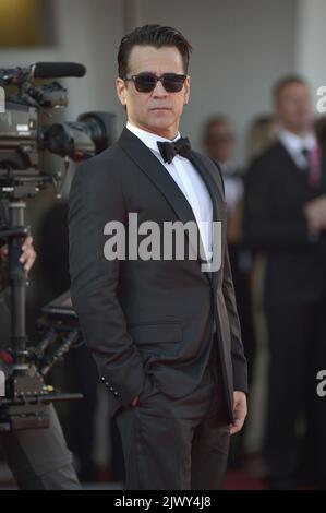 Venedig, Italien. 06. September 2022. Colin Farrell nimmt am 06. September 79. 2022 in Venedig, Italien, am roten Teppich der „Ewigen Tochter“ auf dem Internationalen Filmfestival von Venedig Teil. Kredit: UPI/Alamy Live Nachrichten Stockfoto