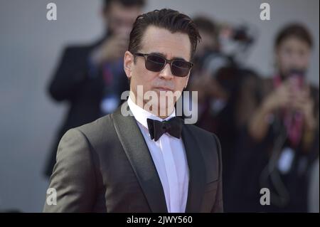 Venedig, Italien. 06. September 2022. Colin Farrell nimmt am 06. September 79. 2022 in Venedig, Italien, am roten Teppich der „Ewigen Tochter“ auf dem Internationalen Filmfestival von Venedig Teil. Kredit: UPI/Alamy Live Nachrichten Stockfoto