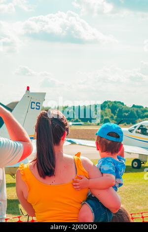 Sherburn Air Show in Yorkshire England Stockfoto