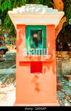 Vedos Insel in Korfu Griechenland Stockfoto