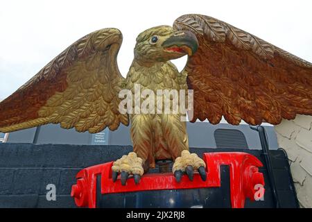 The Crewe Eagle, Cheshire, England, Großbritannien, CW1 2DB Stockfoto