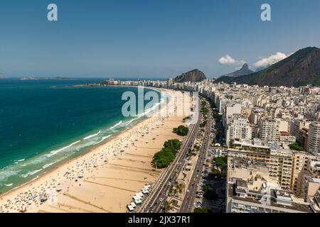 Rio de Janeiro, Brasilien. Der Strand von CoCoCoa am 03. September 2022. Stockfoto