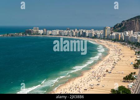 Rio de Janeiro, Brasilien. Der Strand von CoCoCoa am 03. September 2022. Stockfoto