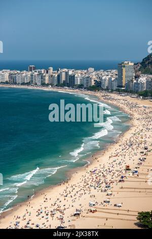 Rio de Janeiro, Brasilien. Der Strand von CoCoCoa am 03. September 2022. Stockfoto