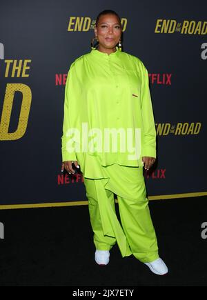 Hollywood, USA. 06. September 2022. Queen Latifah kommt bei der Los Angeles Premiere von END OF THE ROAD an, die am Dienstag, den 6. September 2022, im Tudum Theatre in Hollywood, CA, stattfand. (Foto: Juan Pablo Rico/Sipa USA) Quelle: SIPA USA/Alamy Live News Stockfoto